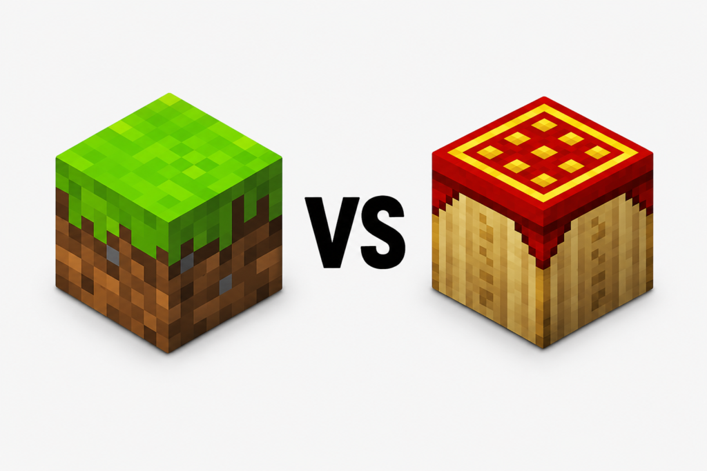 PojavLauncher vs Minecraft Bedrock
