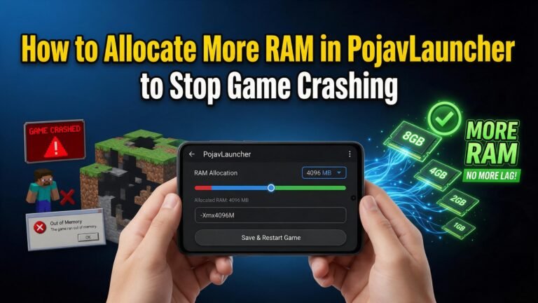 How to Allocate More RAM in PojavLauncher to Stop Game Crashing