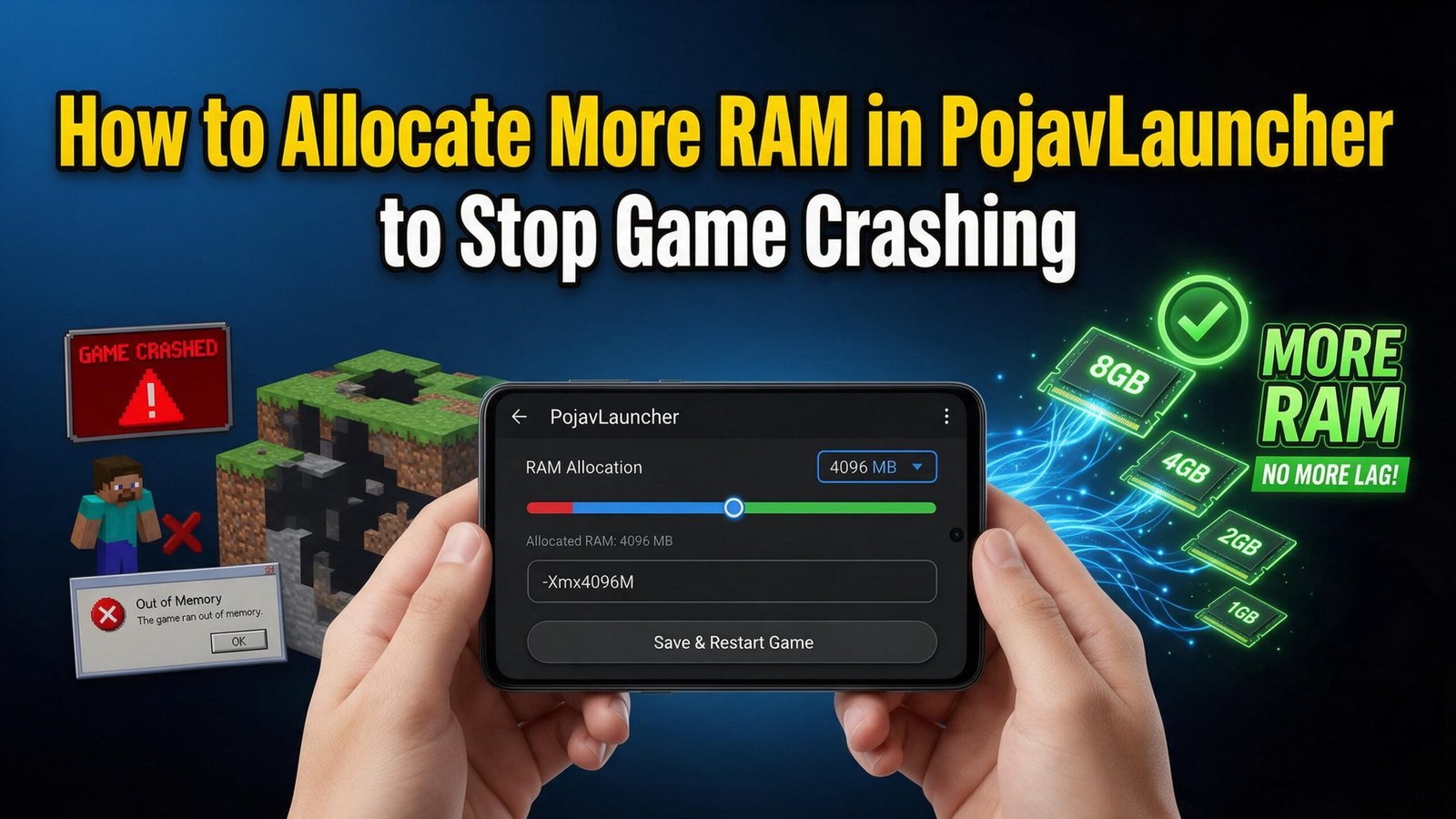How to Allocate More RAM in PojavLauncher to Stop Game Crashing